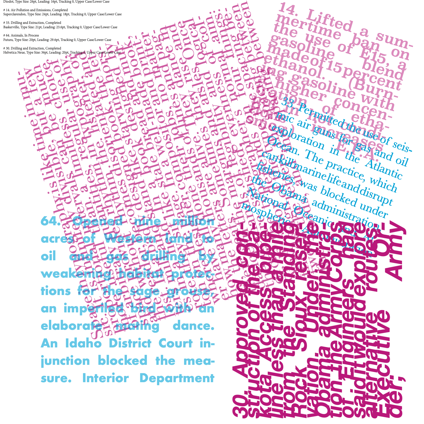 InDesign Type Design Project